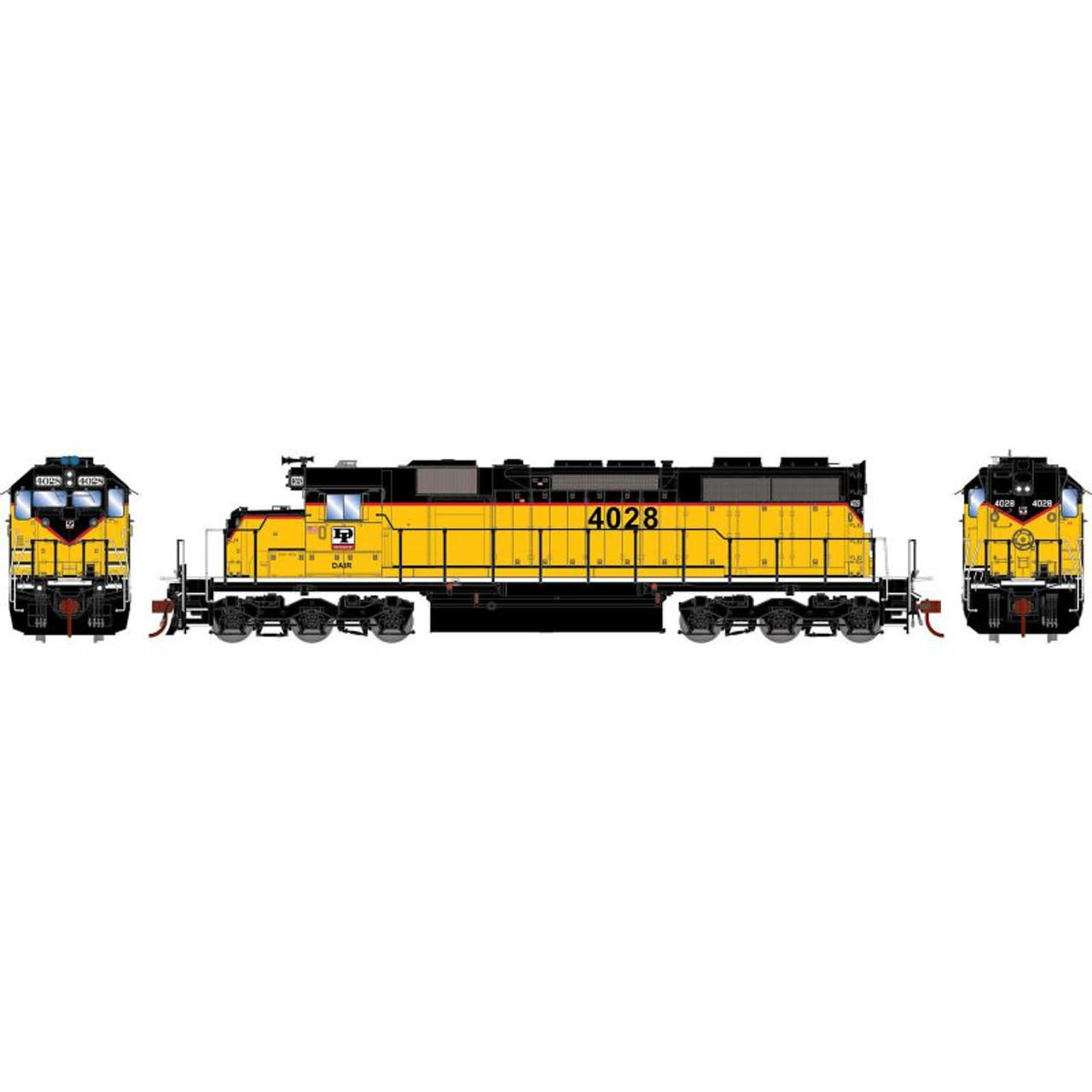 71592 HO SD39 w/DCC & Sound, DAIR 4028