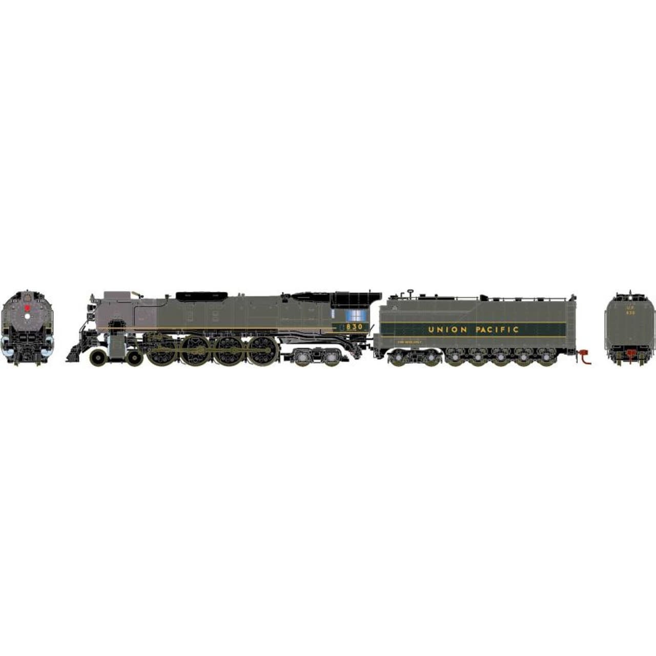 88310 HO Union Pacific FEF-2 4-8-4 UP 830