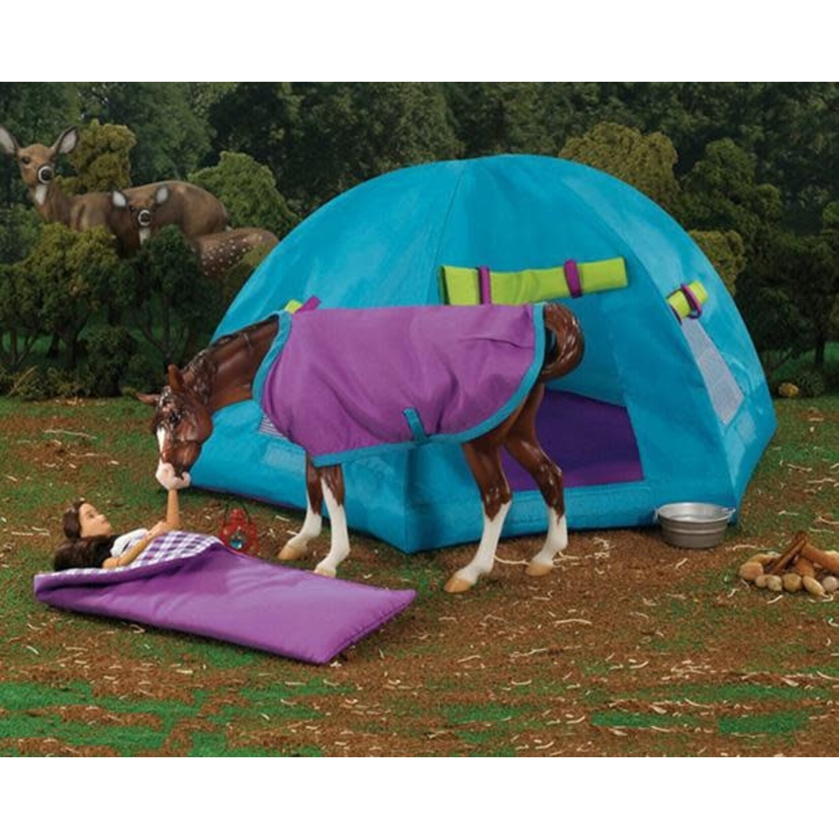 Breyer 1380 Backcountry Camping Set 1:9