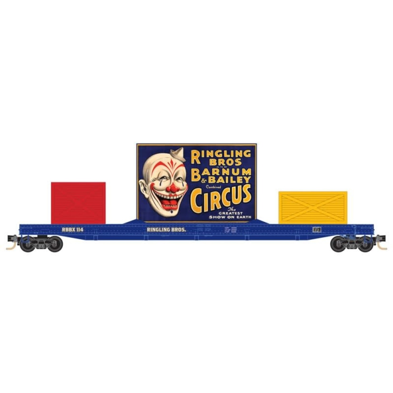 Micro Trains Line 13900262 N Scale RB's - Clown Billboard 6 - Rd 114