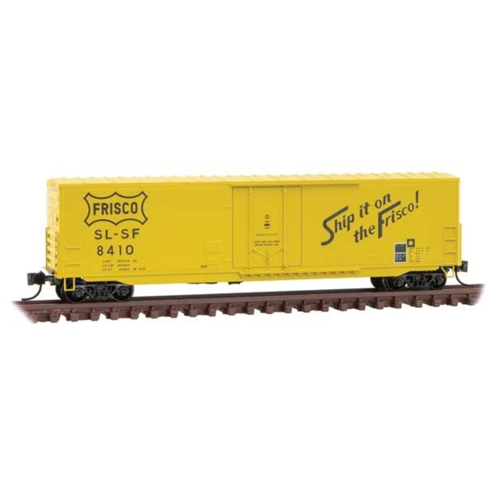 Micro Trains Line 18100180 N 50' Standard Box Car with 8' Plug Door Frisco