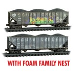 Micro Trains Line 99305034 N AEX Weathered 2 Pack