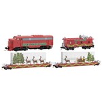 Micro Trains Line 99321290 N Husky Holiday Hauler Xmas Train Set