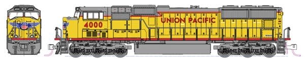 1767608 N SD70M Diesel UP 4198