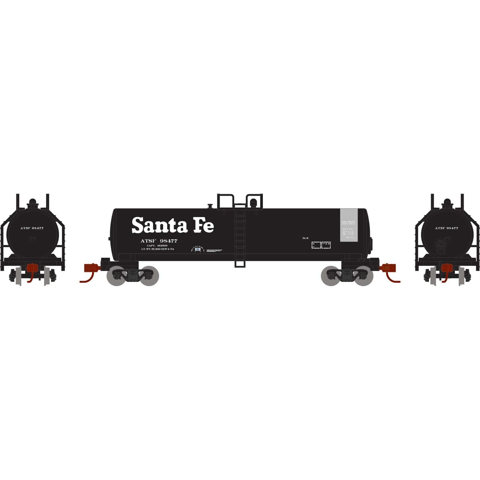 13733 N RTC 20,900 Gallon Tank, ATSF 98477