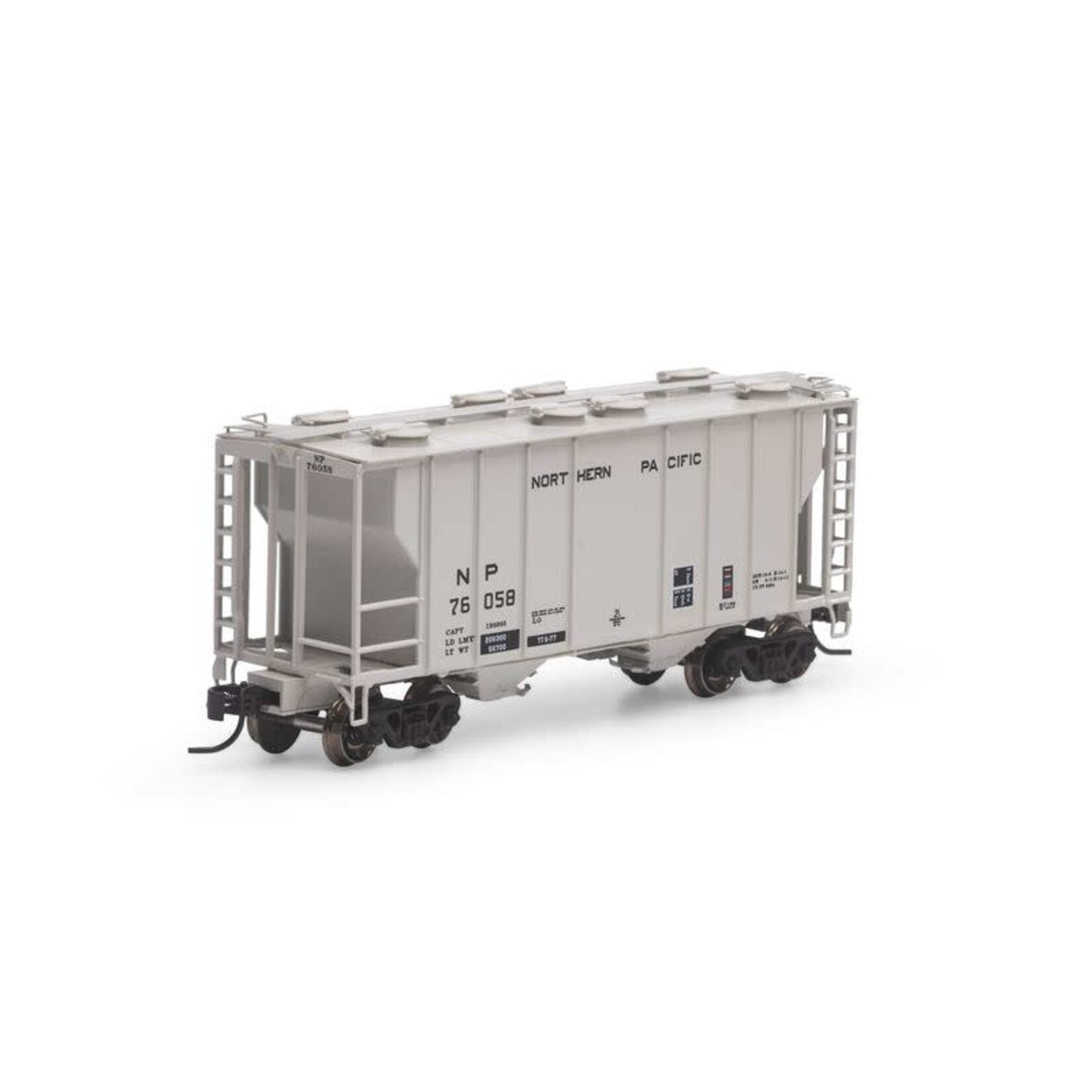 Athearn 17060 N PS-2 2600 Covered Hopper NP 1977 Reweigh 76065