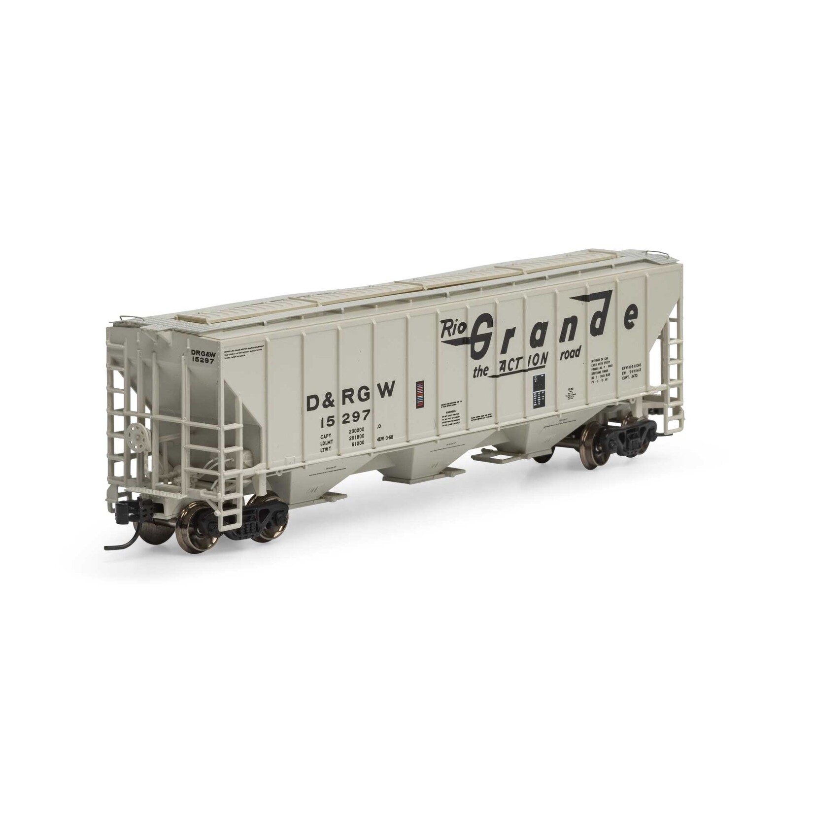 Athearn 25450 N Hopper D&RGW 15297