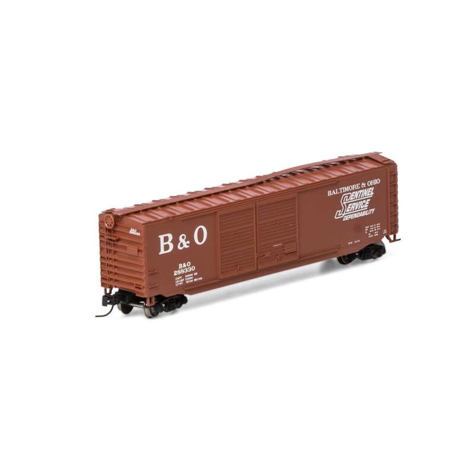 Athearn 2792 N 50' Double Sliding Door Box B&O 288330