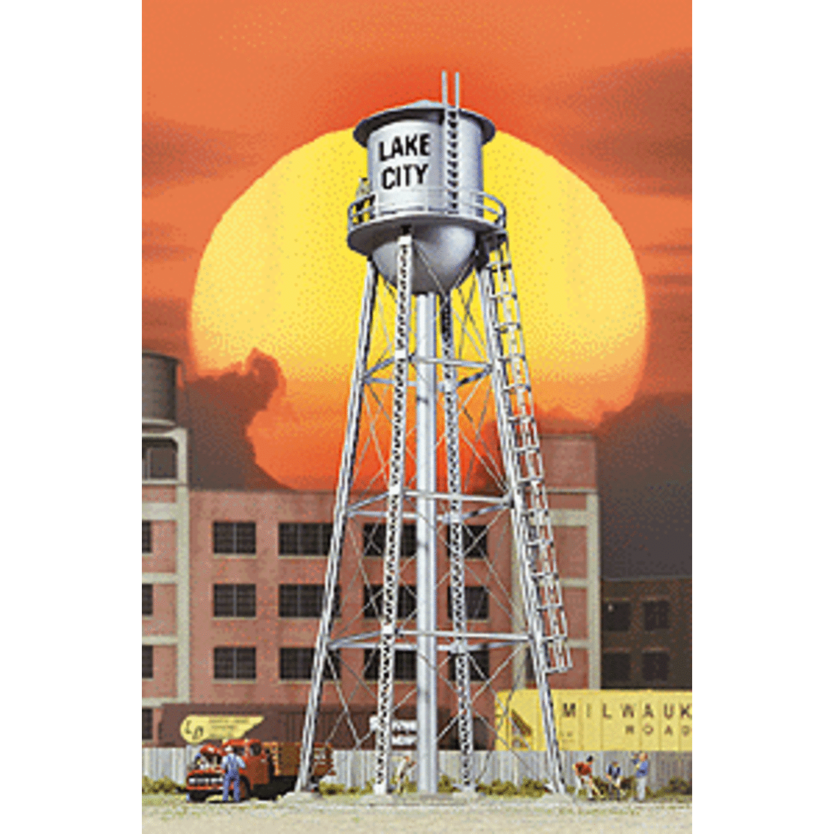 Walthers 9332826 HO City Water Tower BU Silver