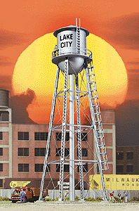 9332826 HO City Water Tower BU Silver