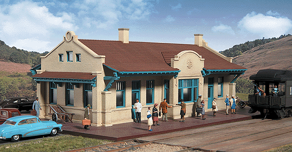 9332920 HO Mission Style Depot