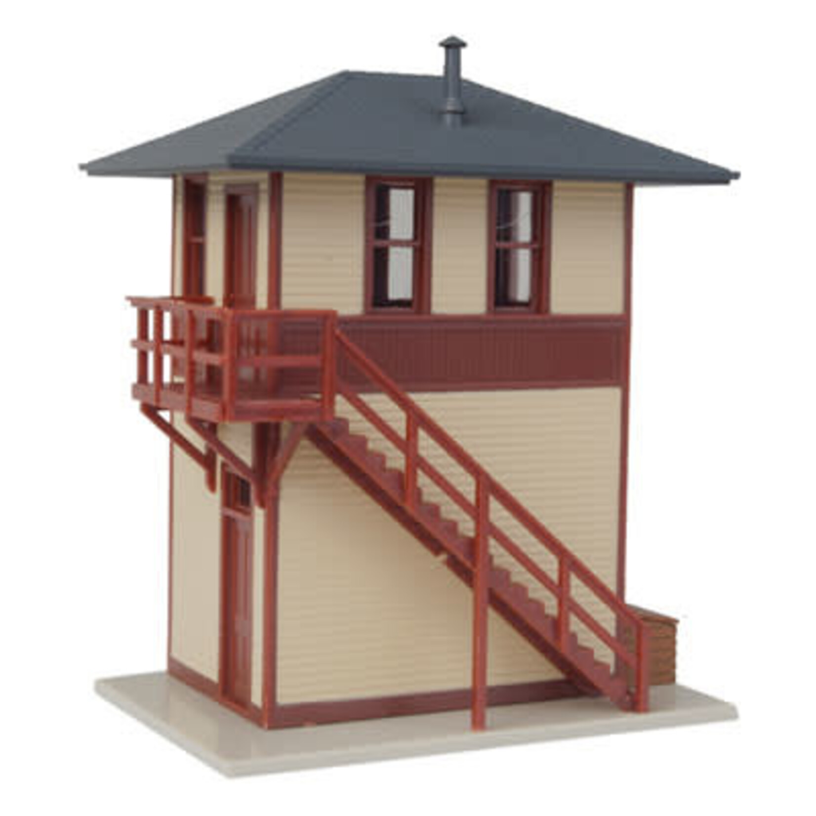 Walthers 931810 HO Trackside Signal Tower -- Assembled