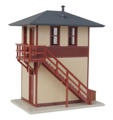 931810 HO Trackside Signal Tower -- Assembled