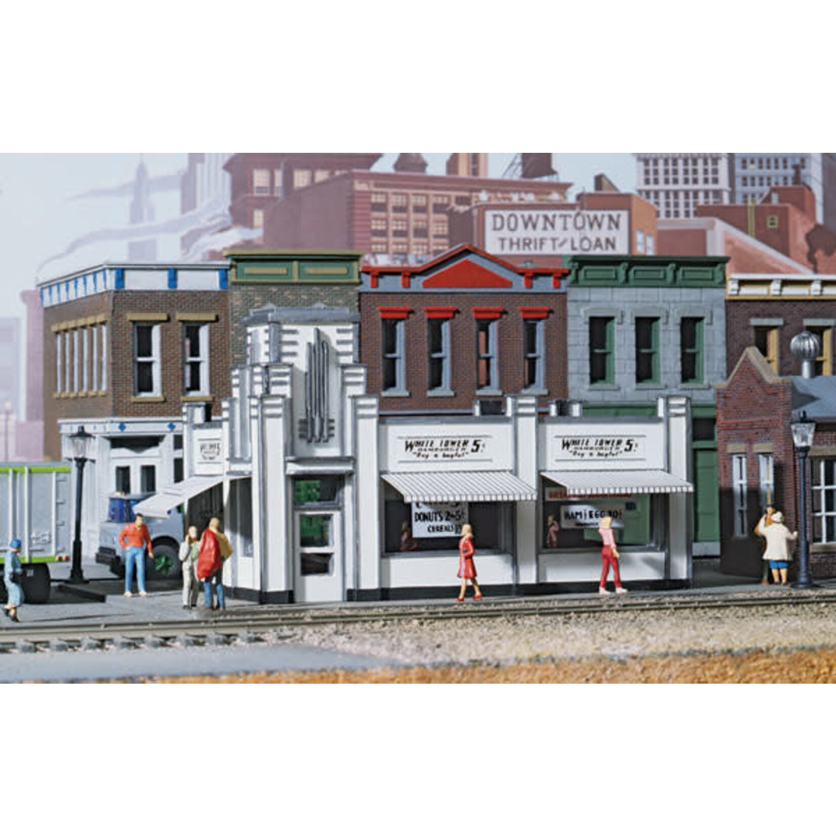 Walthers 9333030 HO White Tower Restaurant Kit