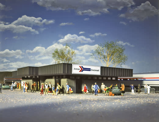 9333038 HO Amtrak Station Kit