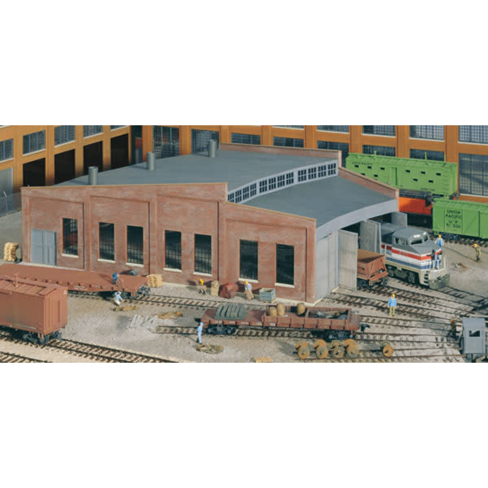 Walthers 9333041 HO Three-Stall Roundhouse - Kit