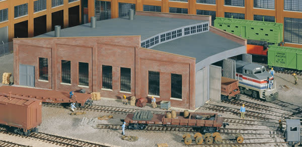 9333041 HO Three-Stall Roundhouse - Kit