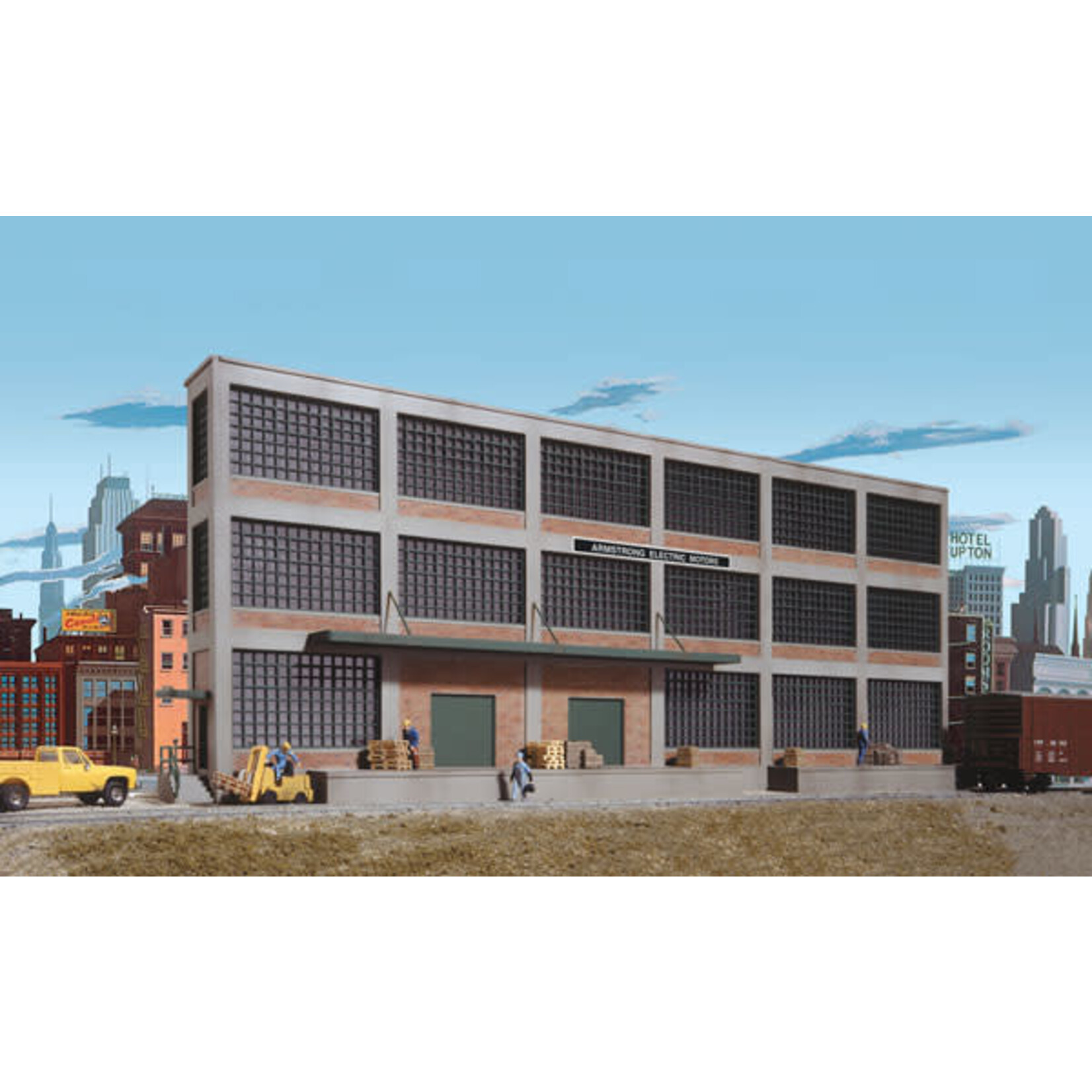 Walthers 9333172 HO Armstrong Electric Motors Background Building