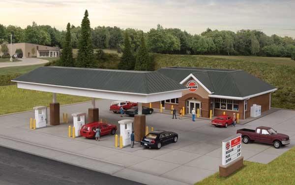 9333537 HO Modern Gas Station Kit
