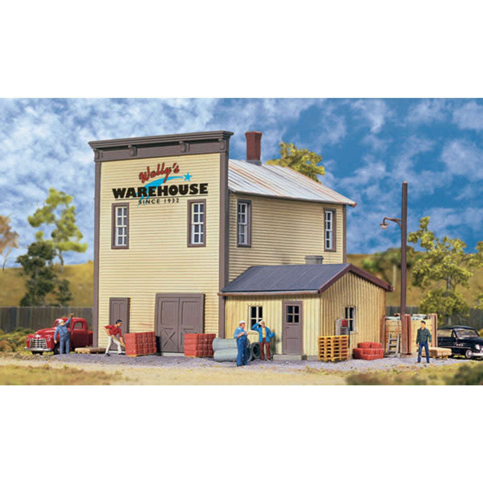 Walthers 9333654 HO Wally's Warehouse - Main Building Kit