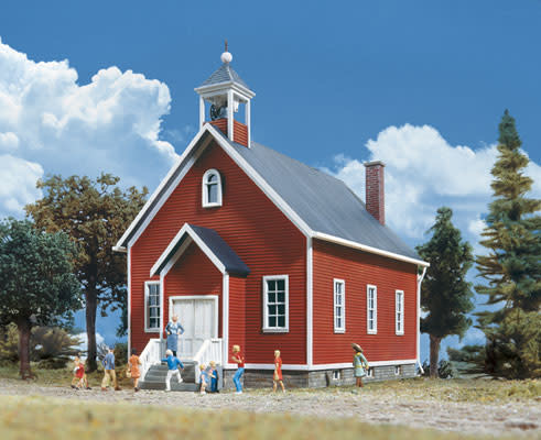 9333656 HO Cottage Grove School Kit - 7 x 3-1/2 x 5-1/2" 17.5