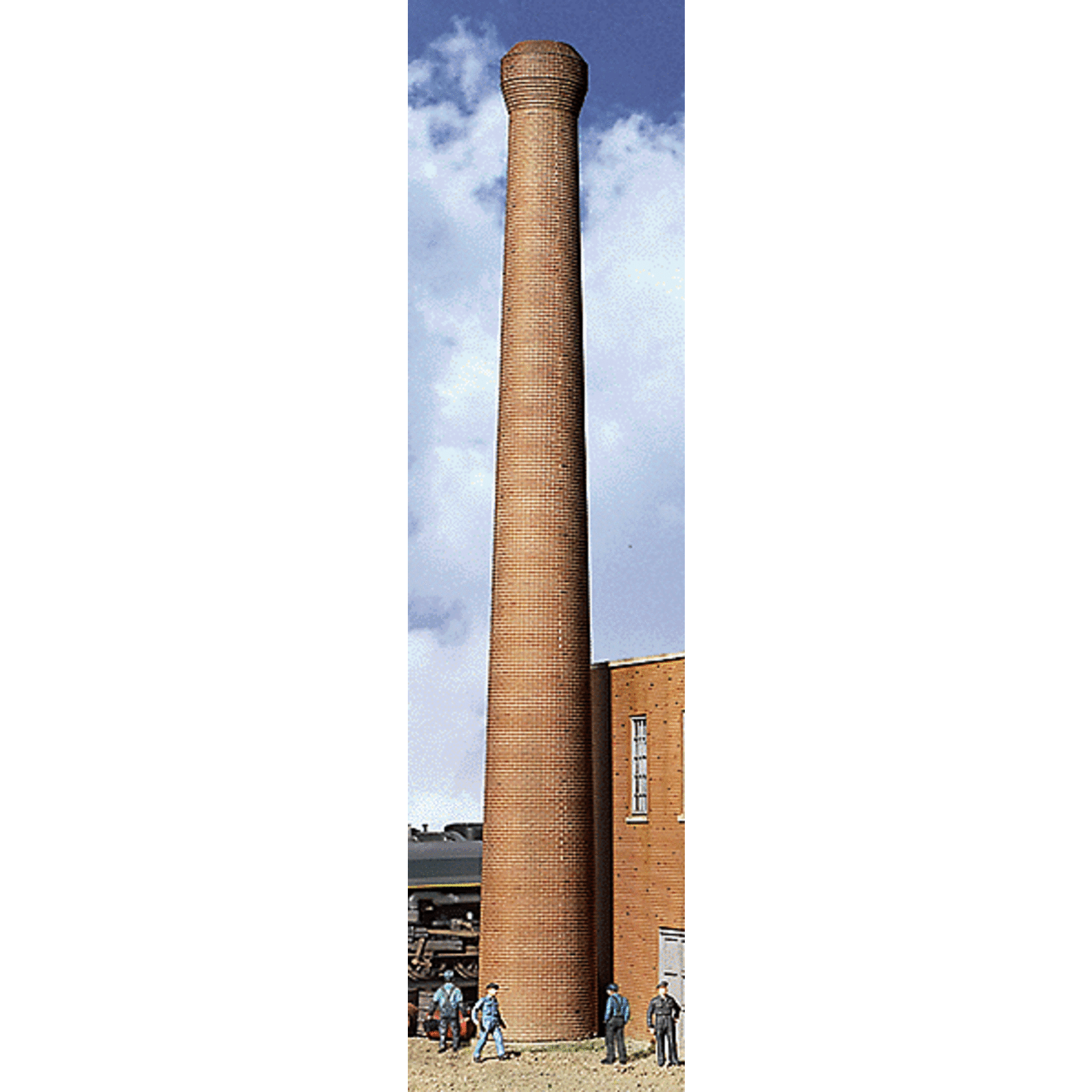 Walthers 9333728 HO One-Piece Brick Smokestack - pkg(2) Assembled