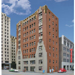 Walthers 9333770 HO City Apartment Background Building