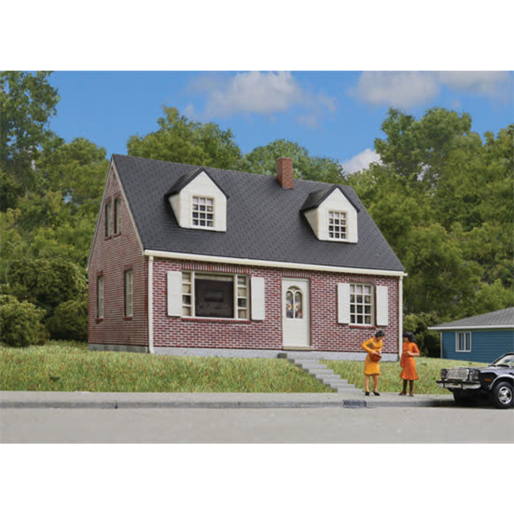 Walthers 9333774 HO Brick Cape Cod House