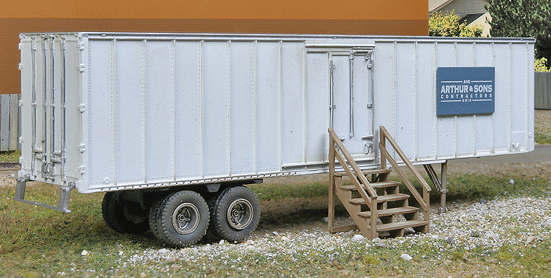 9492901 HO Construction Site Storage Trailer - Mobile Storage