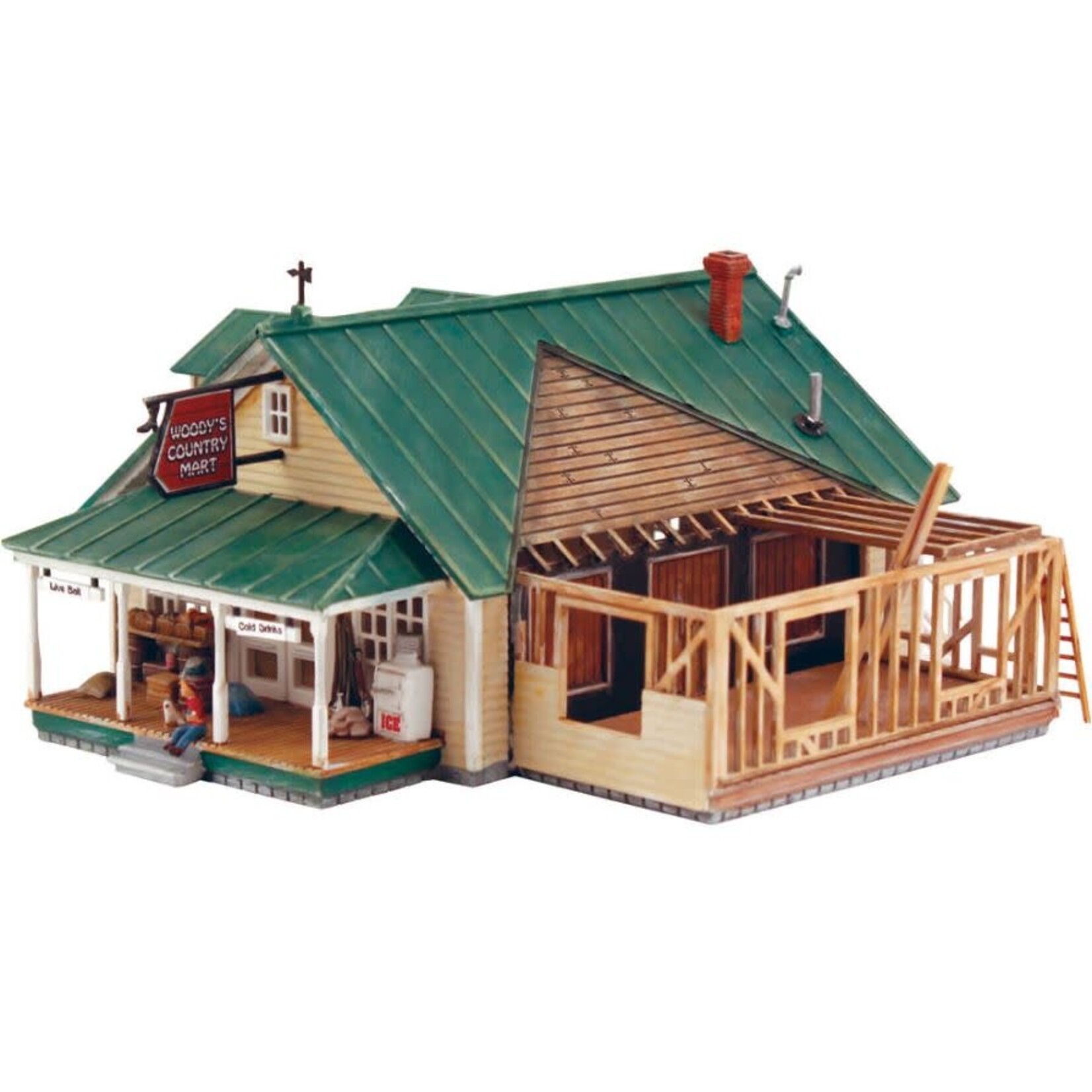 Woodland Scenics 12900 HO DPM Woody's Country Mart Kit