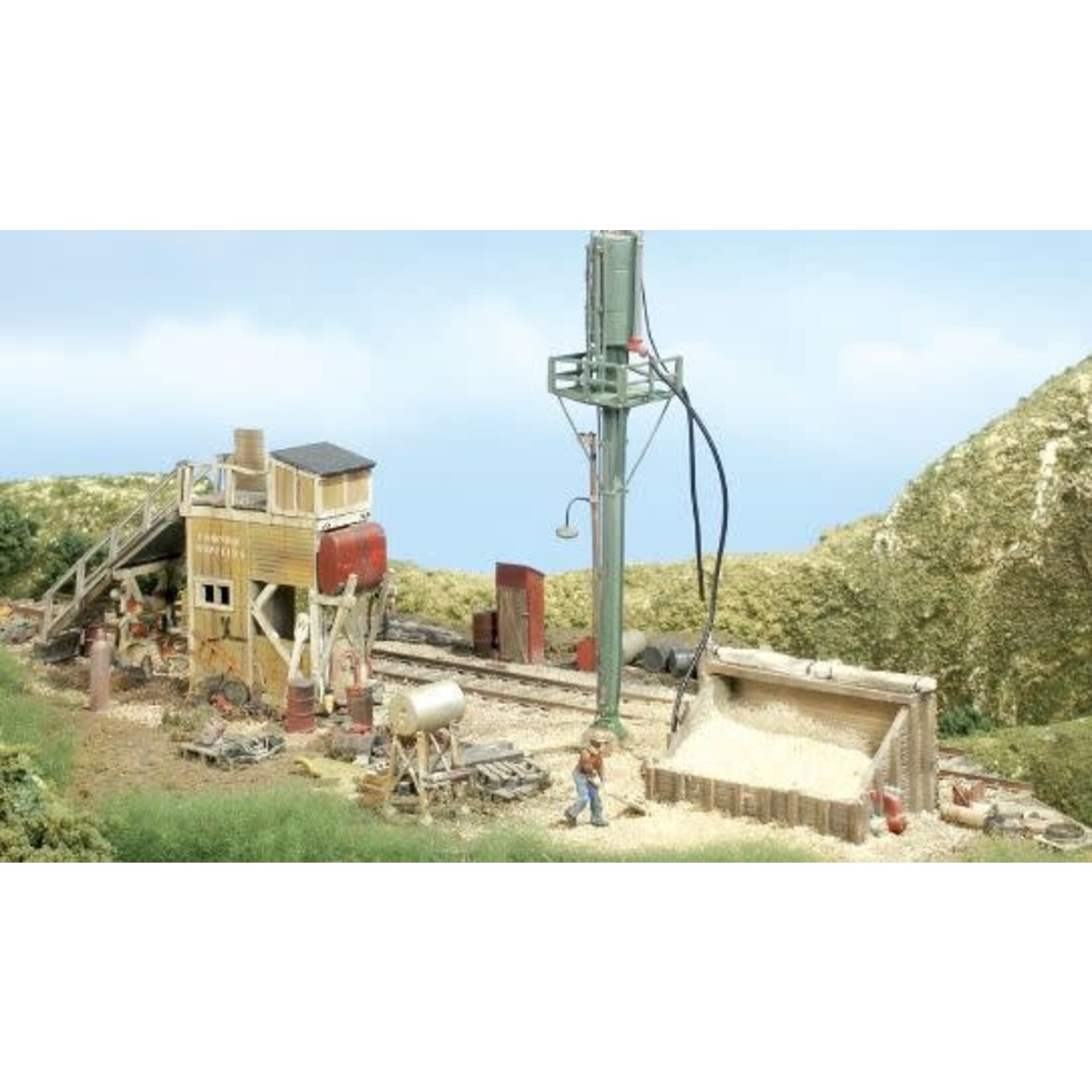 Woodland Scenics 152 HO Caboose & Sand Facility Kit