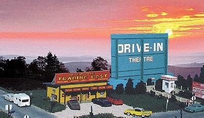 168 HO Drive-In Theatre Kit
