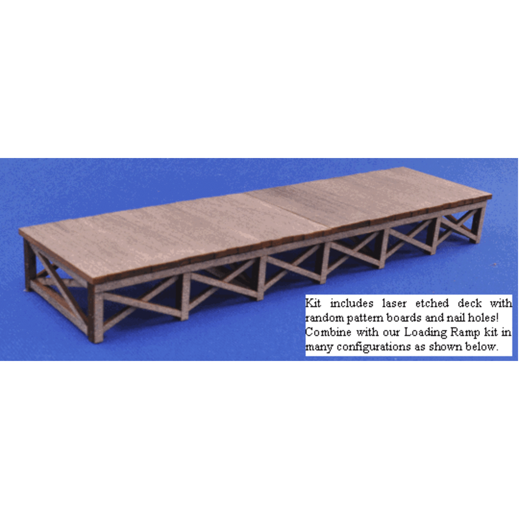 Blair Line 172 HO Wooden Loading Dock Kit