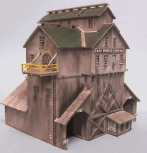 186 HO Cash Mine Works House Kit