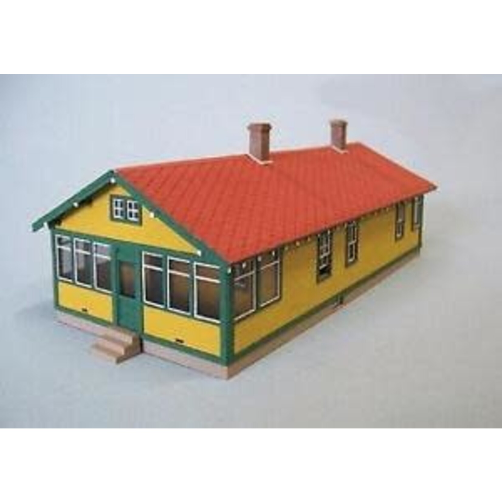 Blair Line 194 HO Santa Fe 6-Room Section House Kit
