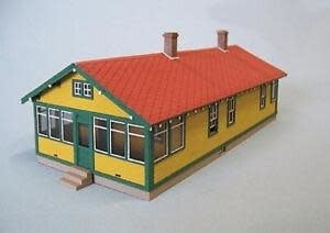 194 HO Santa Fe 6-Room Section House Kit