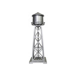 Lionel 1956120 HO Lighted Water Tower - Silver - Assembled