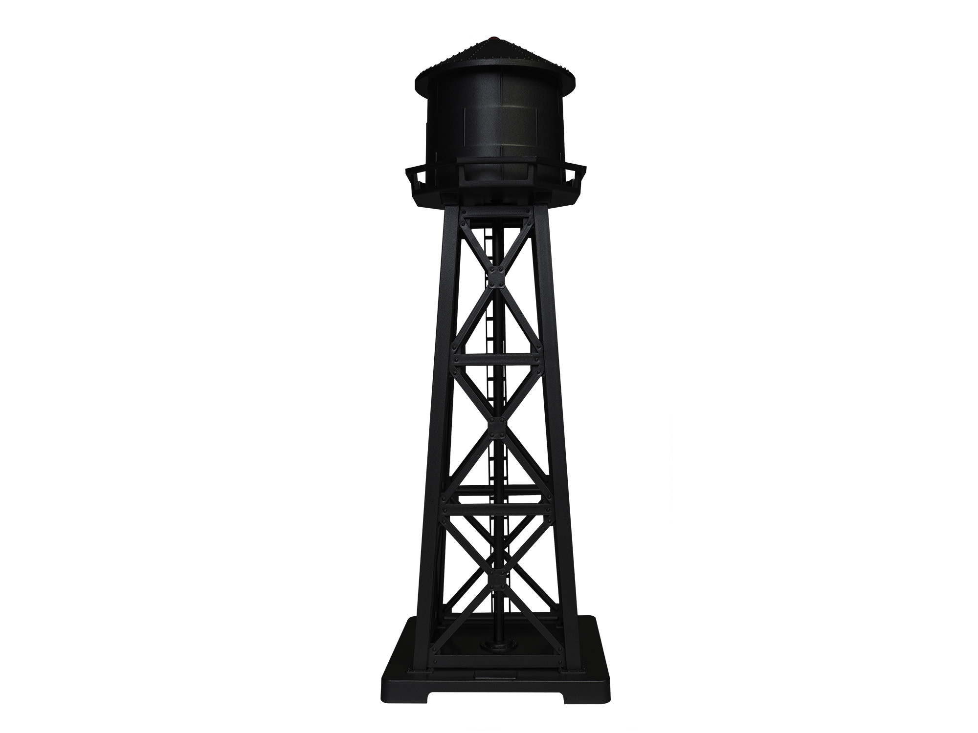1956130 HO Water Tower - Black - Assembled