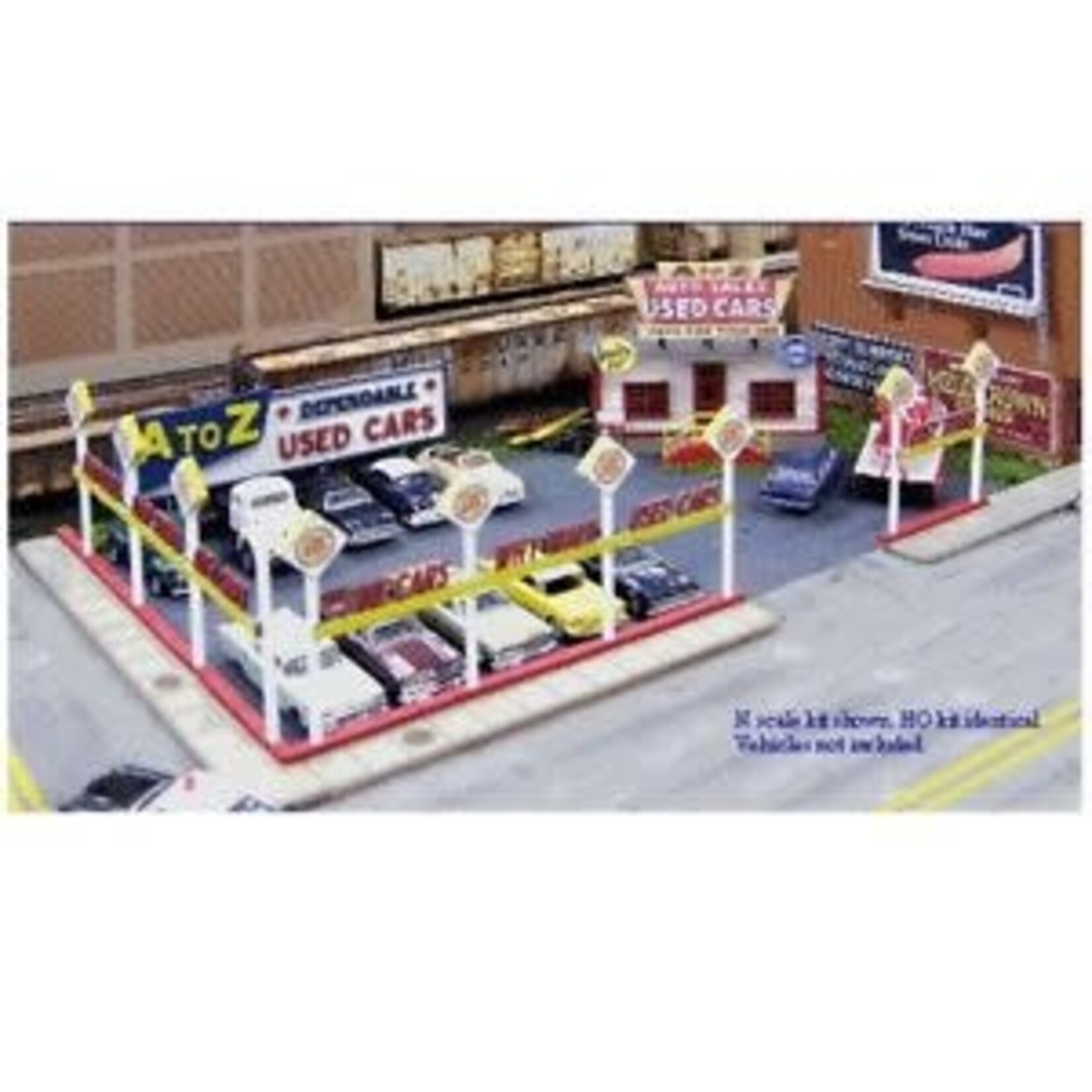 Blair Line 197 HO A-Z Used Car Lot Kit