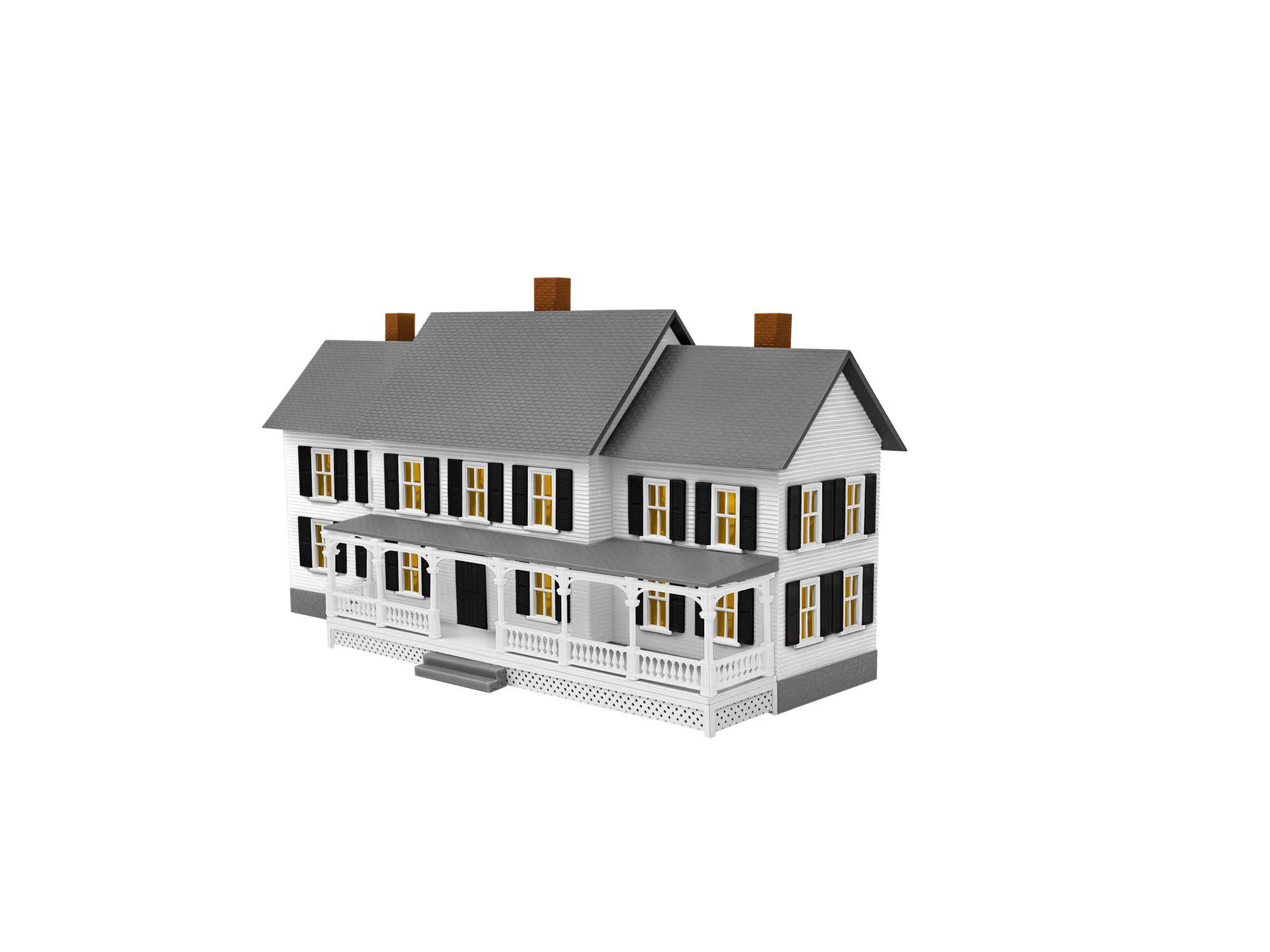 2056050 HO Hitchcock House - Assembled