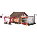 Woodland Scenics 5025 HO Fill'er Up And Fix'er Up - Assembled Gas & Service Station