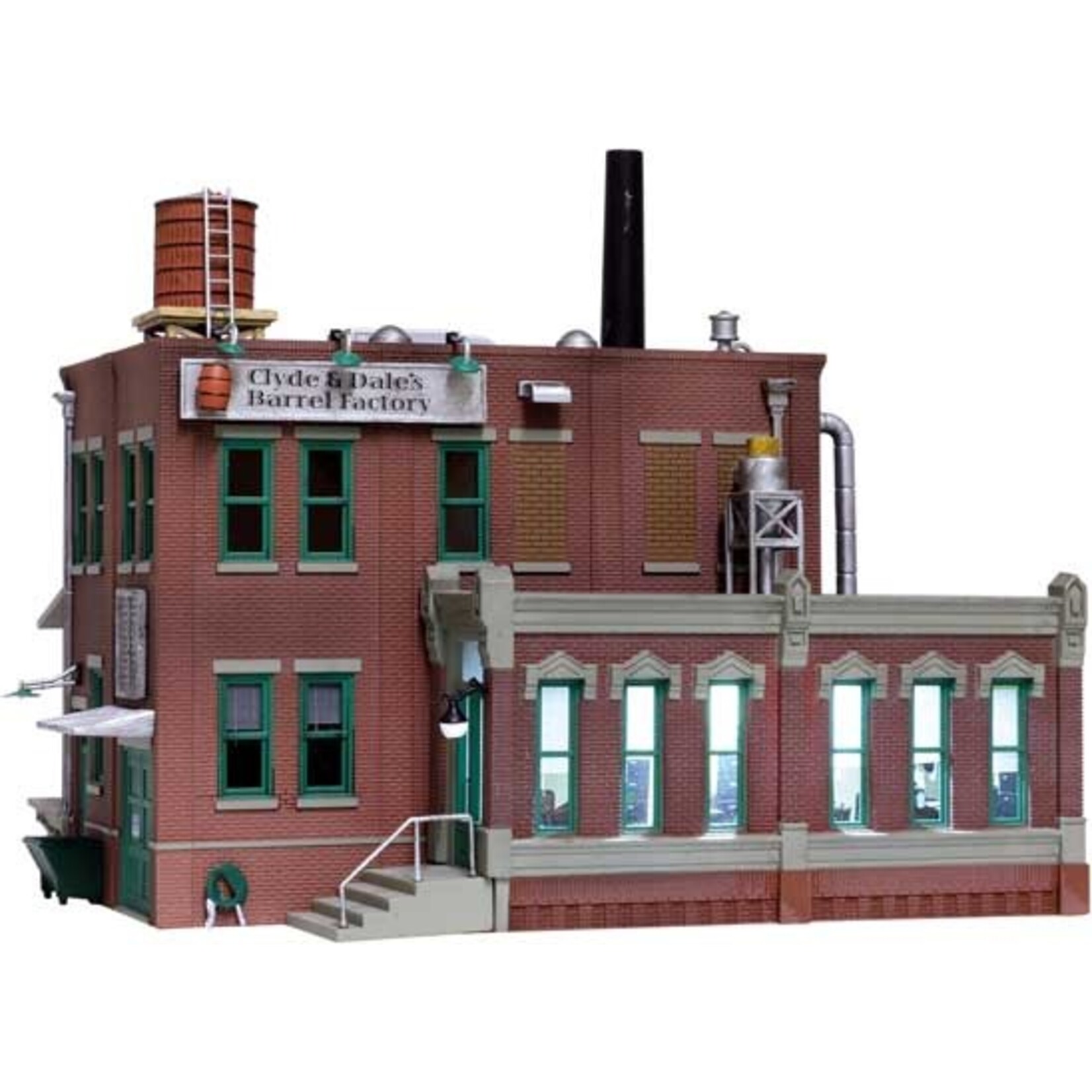 Woodland Scenics 5026 HO Clyde & Dale's Barrel Factory - Assembled