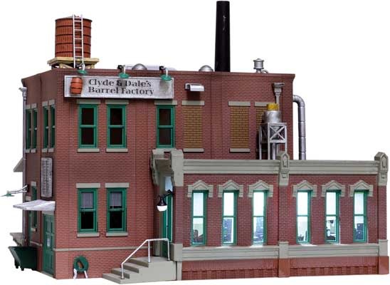 5026 HO Clyde & Dale's Barrel Factory - Assembled
