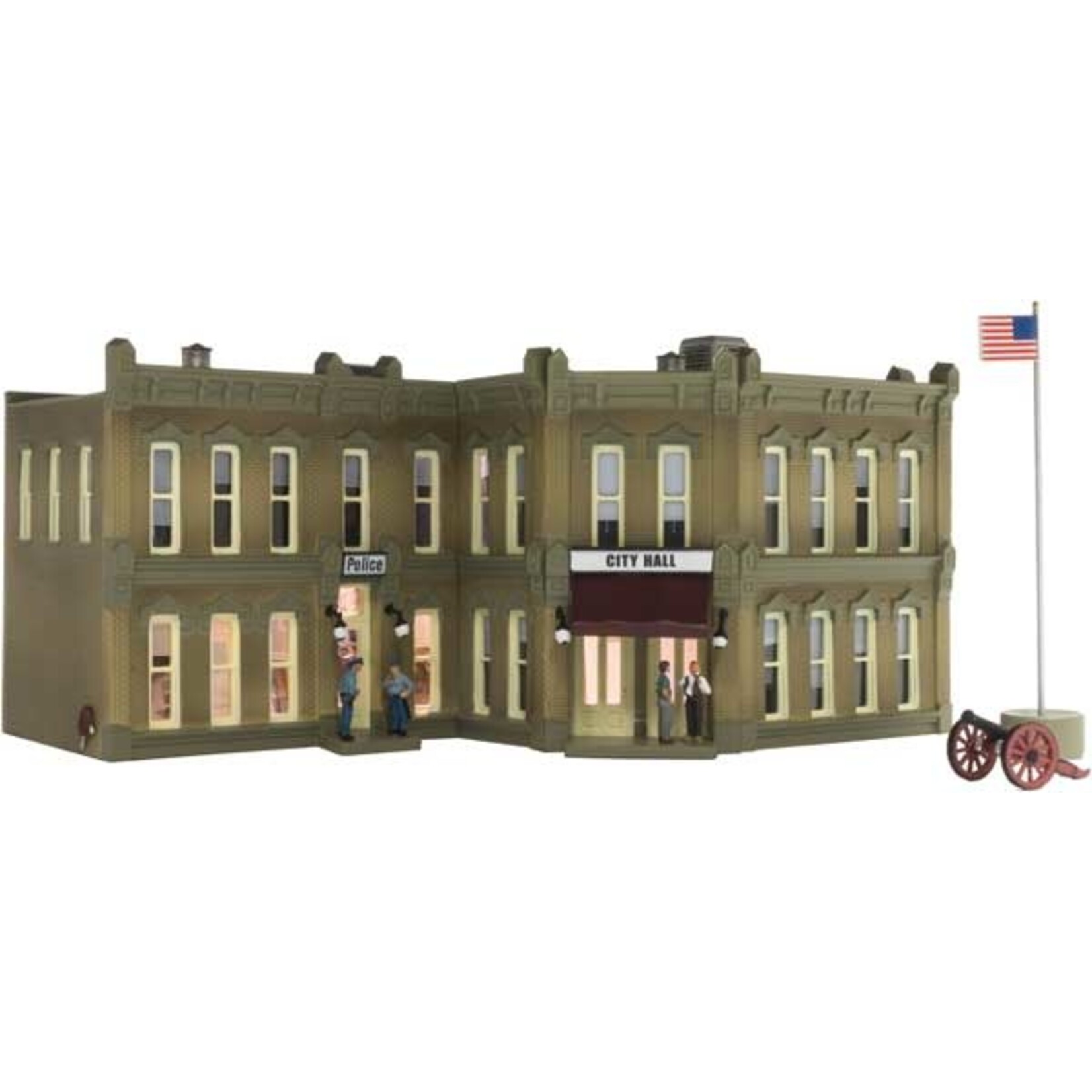 Woodland Scenics 5030 HO Municipal Building - Assembled