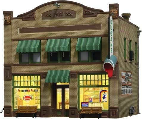 5053 HO Dugan's Paint Store - Assembled