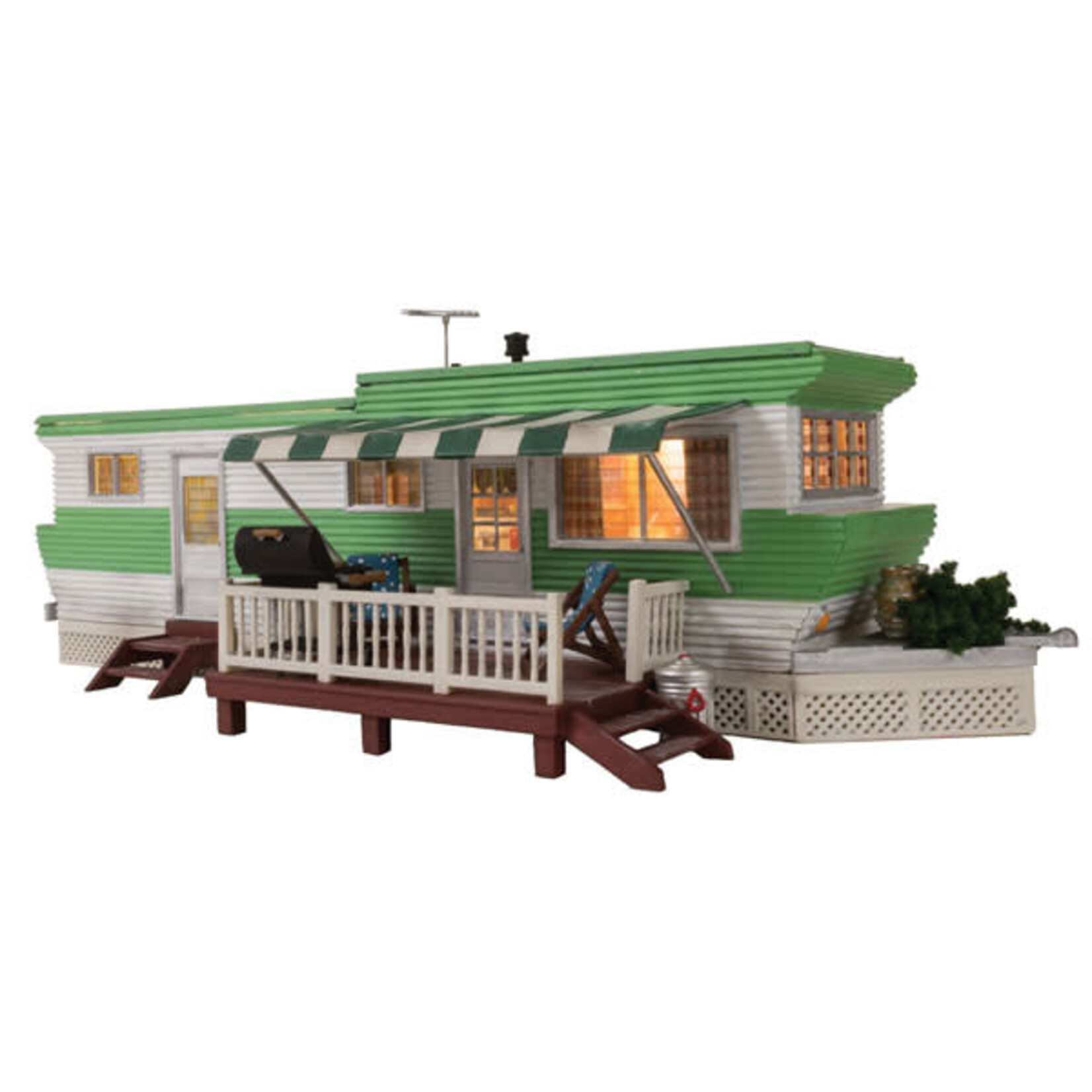 Woodland Scenics 5060 HO Grillin' & Chillin' Trailer - Assembled