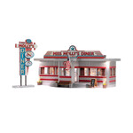 Woodland Scenics 5066 HO Miss Molly's Diner - Assembled Restaurant
