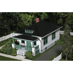 Atlas 712 HO Barb's Bungalow Classic American Home - Kit