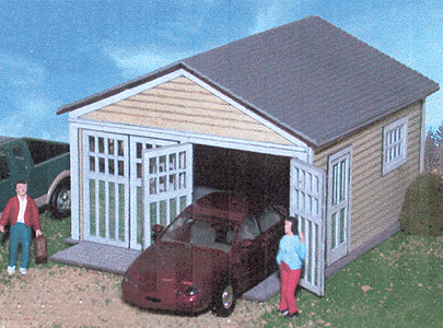 740 HO Kate's Colonial 2-Car Garage Kit