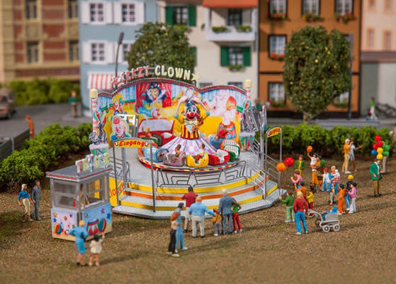 140424 HO Fahrgeschaft Crazy Clown Carnival Ride